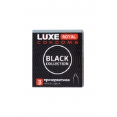 Черные презервативы LUXE Royal Black Collection - 3 шт. - Luxe - купить с доставкой в Волгодонске
