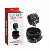 Черные наручники Surrender Wrist Restraints - Chisa - купить с доставкой в Волгодонске