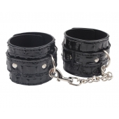 Черные наручники Surrender Wrist Restraints - Chisa - купить с доставкой в Волгодонске