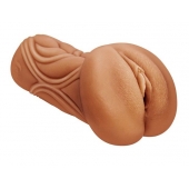 Кофейный мастурбатор-вагина Dumpling - Lola Games - в Волгодонске купить с доставкой