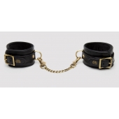Черные оковы на ноги Bound to You Faux Leather Ankle Cuffs - Fifty Shades of Grey - купить с доставкой в Волгодонске