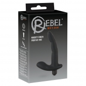Черный вибромассажер простаты Naughty Finger Prostate Vibe - 13,8 см. - Orion - в Волгодонске купить с доставкой