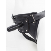 Черный пояс для насадок CLASS STRAP Restyling - LOVETOY (А-Полимер) - купить с доставкой в Волгодонске