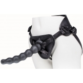 Пояс харнесс BEST UNI strap с 2 насадками - 18 и 22 см. - LOVETOY (А-Полимер) - купить с доставкой в Волгодонске