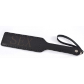 Черная гладкая шлепалка SEX - 35 см. - Sitabella - купить с доставкой в Волгодонске