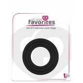 Набор из 3 эрекционных колец SILICONE COCKRINGS - Dream Toys - в Волгодонске купить с доставкой