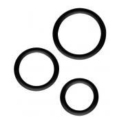 Набор из 3 эрекционных колец SILICONE COCKRINGS - Dream Toys - в Волгодонске купить с доставкой