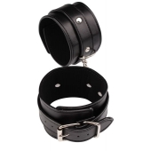 Черные оковы Classic Ankle Cuffs - Chisa - купить с доставкой в Волгодонске