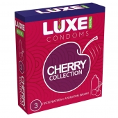 Презервативы с ароматом вишни LUXE Royal Cherry Collection - 3 шт. - Luxe - купить с доставкой в Волгодонске