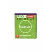 Гладкие презервативы LUXE Royal Classic - 3 шт. - Luxe - купить с доставкой в Волгодонске