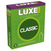 Гладкие презервативы LUXE Royal Classic - 3 шт. - Luxe - купить с доставкой в Волгодонске