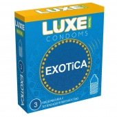 Текстурированные презервативы LUXE Royal Exotica - 3 шт. - Luxe - купить с доставкой в Волгодонске