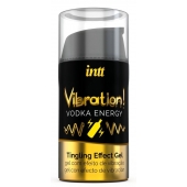 Жидкий интимный гель с эффектом вибрации Vibration! Vodka Energy - 15 мл. - INTT - купить с доставкой в Волгодонске