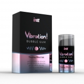 Жидкий интимный гель с эффектом вибрации Vibration! Bubble Gum - 15 мл. - INTT - купить с доставкой в Волгодонске