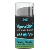 Жидкий интимный гель с эффектом вибрации Vibration! Gin   Tonic - 15 мл. - INTT - купить с доставкой в Волгодонске