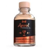 Массажный гель с согревающим эффектом Aperol - 30 мл. - INTT - купить с доставкой в Волгодонске