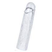 Прозрачная насадка-удлинитель Flawless Clear Penis Sleeve Add 1 - 15,5 см. - Lovetoy - в Волгодонске купить с доставкой