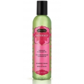 Массажное масло Naturals Strawberry Dreams с ароматом клубники - 236 мл. - Kama Sutra - купить с доставкой в Волгодонске