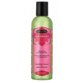 Массажное масло Naturals Strawberry Dreams с ароматом клубники - 59 мл. - Kama Sutra - купить с доставкой в Волгодонске