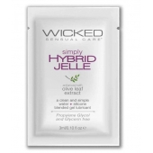 Гель-лубрикант на водно-силиконовой основе Simply Hybrid Jelle - 3 мл. - Wicked - купить с доставкой в Волгодонске