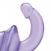 Фиолетовый безремневой страпон Strapless Strap-On - Lux Fetish - купить с доставкой в Волгодонске
