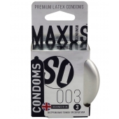 Экстремально тонкие презервативы в железном кейсе MAXUS Extreme Thin - 3 шт. - Maxus - купить с доставкой в Волгодонске