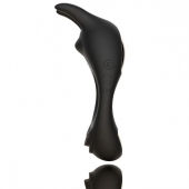 Черное эрекционное кольцо с двумя моторами Zeus Dual Vibe Cock Ring - FeelzToys - в Волгодонске купить с доставкой