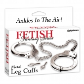Металлические наручники Metal Leg Cuffs - Pipedream - купить с доставкой в Волгодонске