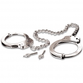 Металлические наручники Metal Leg Cuffs - Pipedream - купить с доставкой в Волгодонске