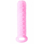 Розовый фаллоудлинитель Homme Long - 13,5 см. - Lola Games - в Волгодонске купить с доставкой
