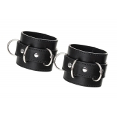 Черные наручники Anonymo на сцепке - ToyFa - купить с доставкой в Волгодонске