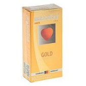 Презервативы Masculan Ultra Gold с золотым напылением и ароматом ванили - 10 шт. - Masculan - купить с доставкой в Волгодонске