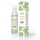 Разогревающее массажное масло Gourmet Spearmint Organic с органическими ингредиентами - 50 мл. - Exsens - купить с доставкой в Волгодонске