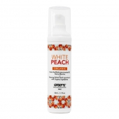 Разогревающее массажное масло Gourmet White Peach Organic с органическими ингредиентами - 50 мл. - Exsens - купить с доставкой в Волгодонске