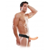 Полый страпон 8  Hollow Strap-On телесного цвета - 19 см. - Pipedream - купить с доставкой в Волгодонске