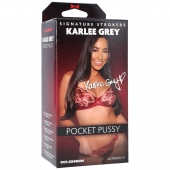 Мастурбатор-вагина Karlee Grey ULTRASKYN Pocket Pussy - Doc Johnson - в Волгодонске купить с доставкой
