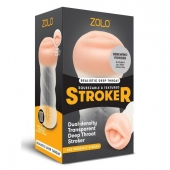 Мастурбатор-ротик ZOLO DEEP THROAT - Zolo - в Волгодонске купить с доставкой