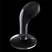 Прозрачный стимулятор простаты Flawless Clear Prostate Plug - 15 см. - Lovetoy - в Волгодонске купить с доставкой