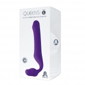 Фиолетовый безремневой страпон Queens L - Adrien Lastic - купить с доставкой в Волгодонске