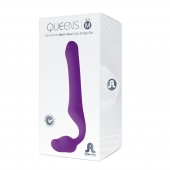 Лиловый безремневой страпон Queens M - Adrien Lastic - купить с доставкой в Волгодонске