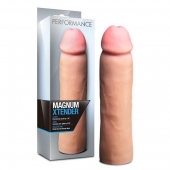 Телесная фаллическая насадка на пенис Magnum Xtender - 23 см. - Blush Novelties - в Волгодонске купить с доставкой