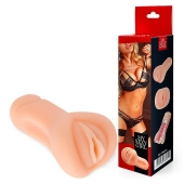 Телесный реалистичный мастурбатор в виде вагины - Bior toys - в Волгодонске купить с доставкой