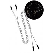 Регулируемые зажимы для сосков Sweet Caress Nipple Chain - Sweet Caress - купить с доставкой в Волгодонске