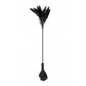 Двусторонний стек-щекоталка Sweet Caress Feather Whip - 58 см. - Sweet Caress - купить с доставкой в Волгодонске