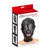 Маска-шлем с отверстием для рта и съемными шорами - Fetish Tentation - купить с доставкой в Волгодонске