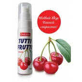 Гель-смазка Tutti-frutti с вишнёвым вкусом - 30 гр. - Биоритм - купить с доставкой в Волгодонске