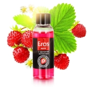 Массажное масло Eros fantasy с ароматом земляники - 50 мл. - Биоритм - купить с доставкой в Волгодонске