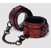 Красно-черные наручники Reversible Faux Leather Wrist Cuffs - Fifty Shades of Grey - купить с доставкой в Волгодонске