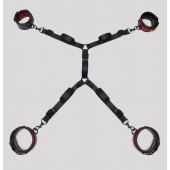 Изысканный набор фиксаций на кровати Reversible Under Mattress Restraint Set - Fifty Shades of Grey - купить с доставкой в Волгодонске