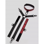 Ошейник с наручниками Reversible Faux Leather Collar and Wrist - Fifty Shades of Grey - купить с доставкой в Волгодонске